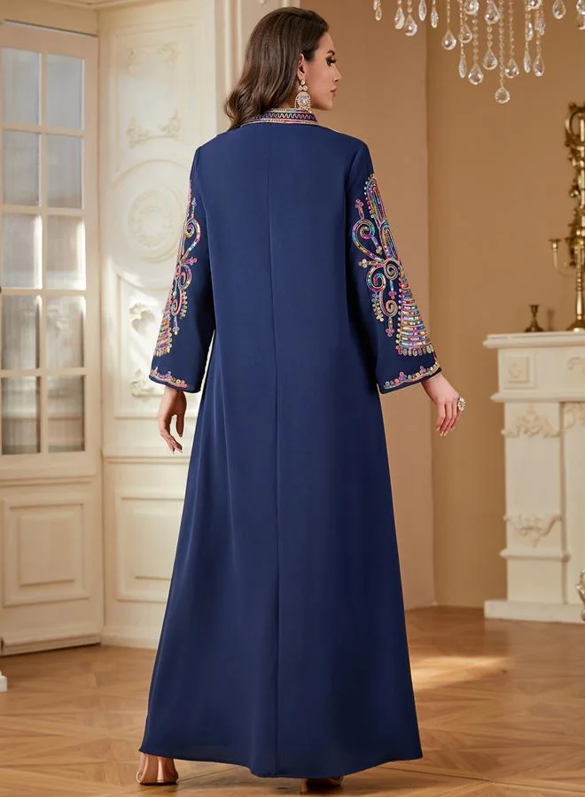 تايك تو جلابية نسائية بشغل يدوي من الترتر